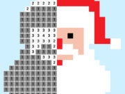 Christmas coloring by numbers