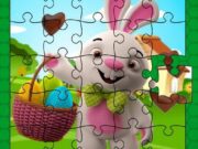 Easter Bunny Eggs Jigsaw