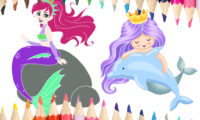 Mermaid Coloring Book