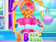 Mia Swept-Back Bridal Hairstyle