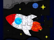 Pop It Rockets in Space Jigsaw