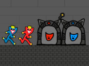 Red and Blue Stickman Huggy 2