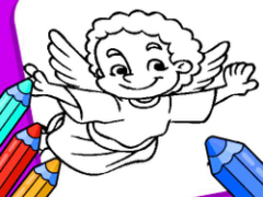 Angels Coloring Book
