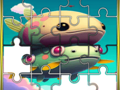 Axolotl Jigsaw Picture Puzzle