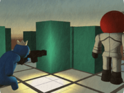 Blue Fighting Friends