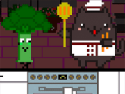 Cat Chef and Broccoli