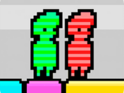 Red and Green Rainbow